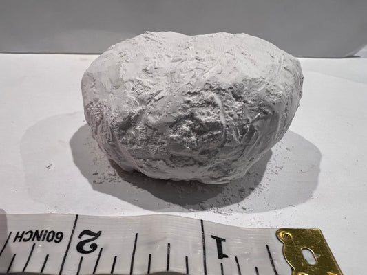 Clay caolin in a heart shape