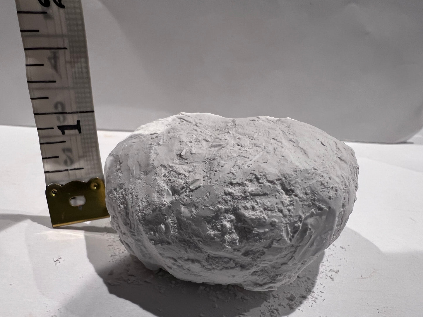 Clay caolin in a heart shape
