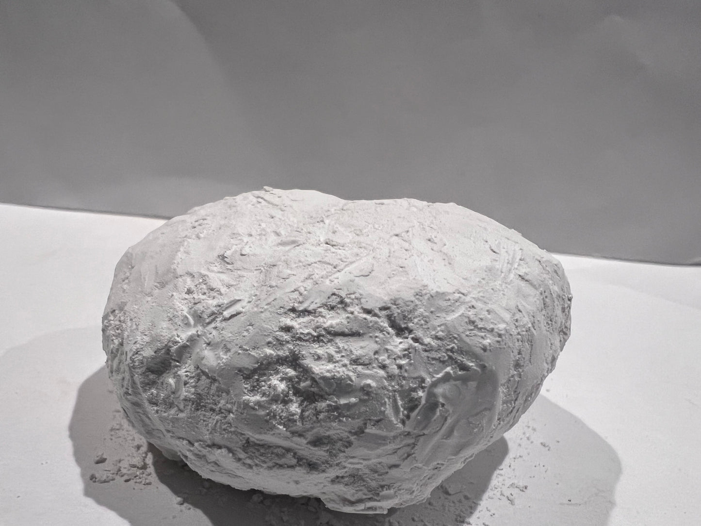 Clay caolin in a heart shape