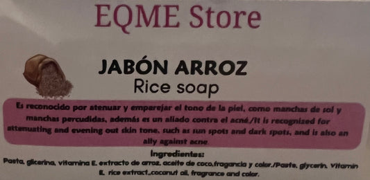 Rice soap