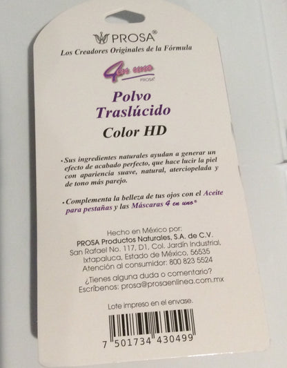 PROSA HD color translucent powder