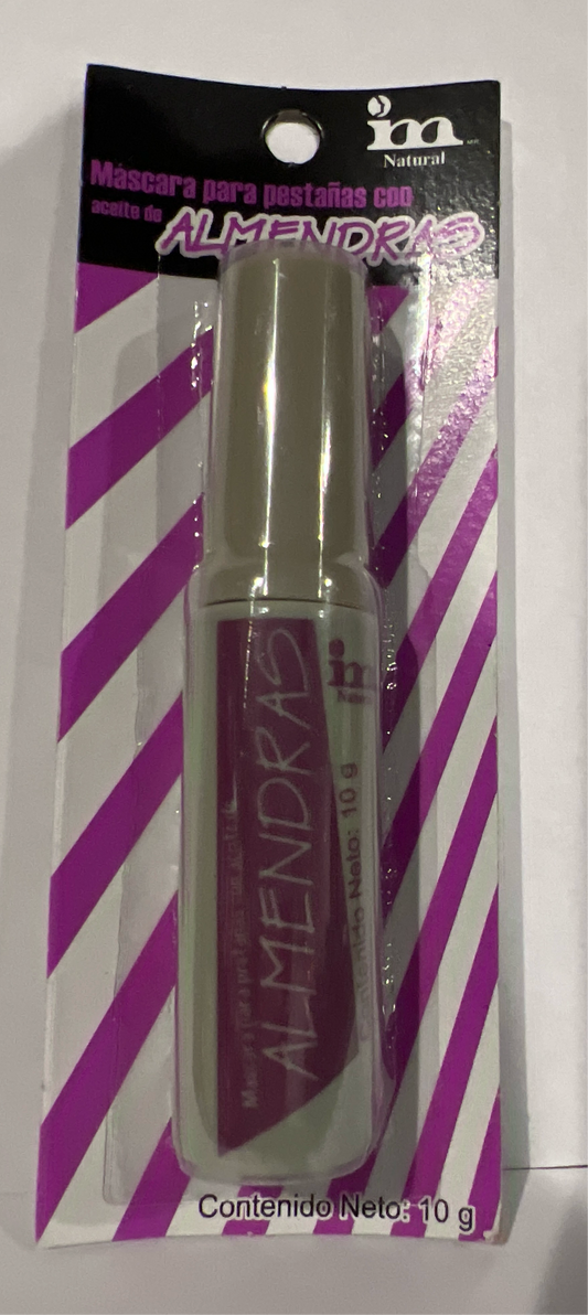 Natural mascara with almond oil
