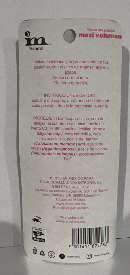 Natural macro eyelash extension mascara